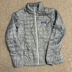 Patagonia Nano Puff Gray Quilted Jacket- Small